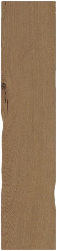 Bench no. 0044 in oak, 180 cm, seen from above