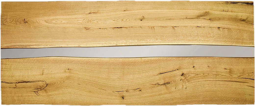 Elegante river n. 0020, rovere, 260 cm, dall’alto